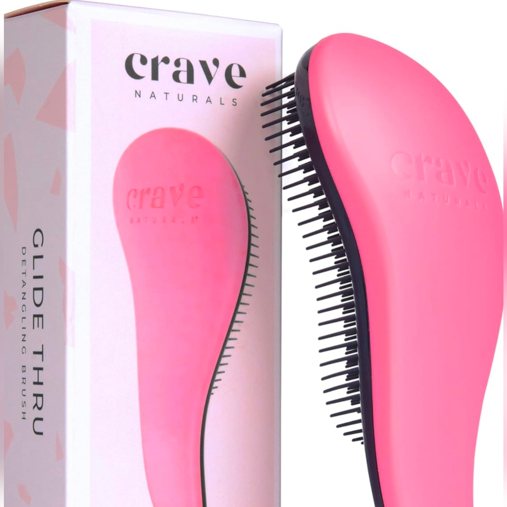 CLEARANCE NWT Crave Naturals Pink Hair Brush